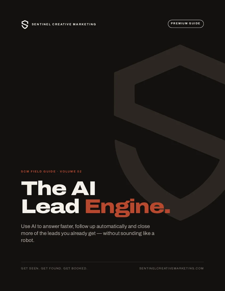 Cover of The AI Lead Engine, an SCM field guide