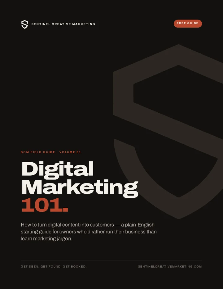 Cover of Digital Marketing 101, a free SCM field guide